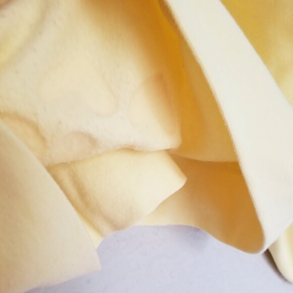 Reflex Love You Like A Summer Sunset Hoodie Sweatshirt L Butter Yellow Fleece - Picture 12 of 15